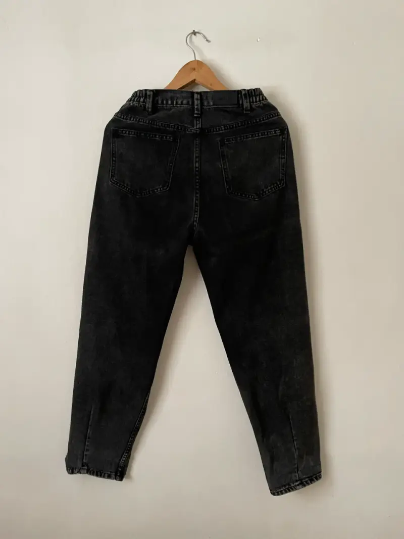 Jeans negros Sybilla tiro alto - 2