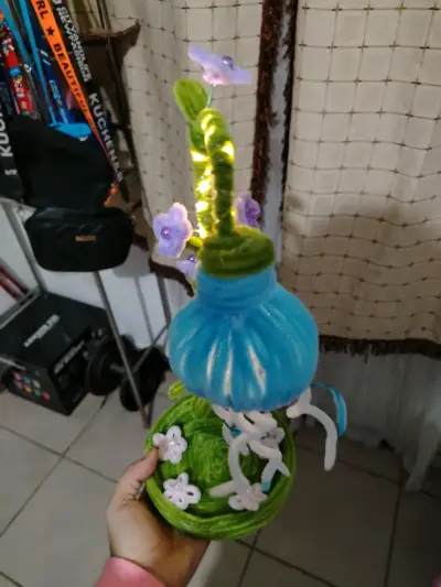 Ramo de girasol de peluche con envoltura - miniatura 3