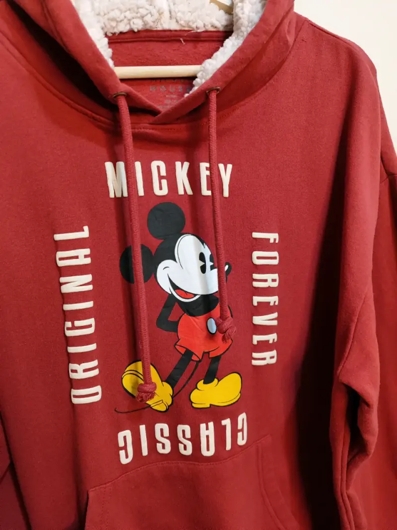 Polerón con capucha Mickey Mouse rojo - 3