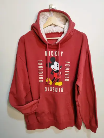 Polerón con capucha Mickey Mouse rojo - miniatura 5