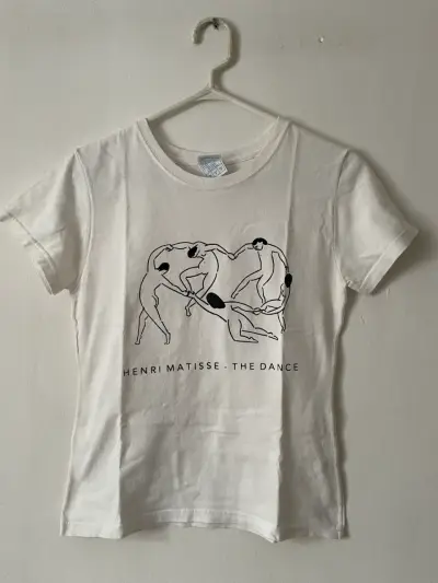 Polera blanca con diseño de Henri Matisse - miniatura 1