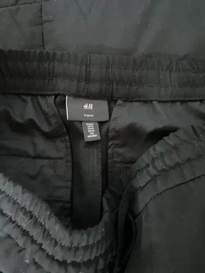 Pantalones negros casuales para hombre - miniatura 3