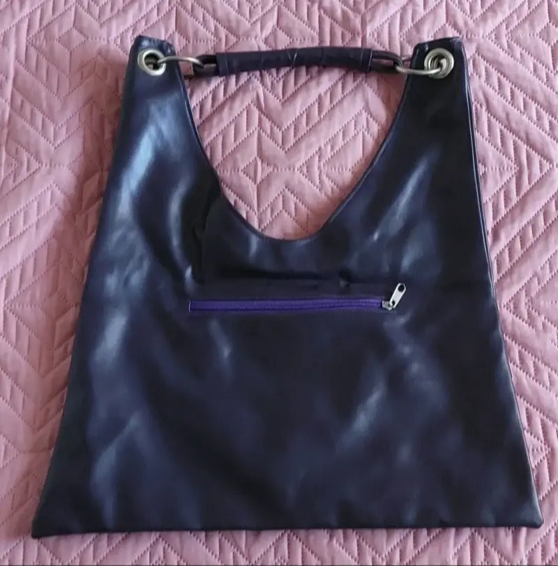 Cartera color morado oscuro - 2