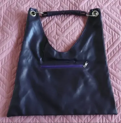 Cartera color morado oscuro - miniatura 2