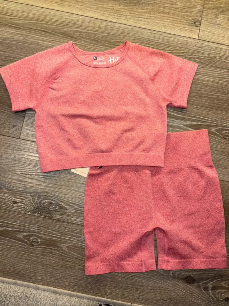 Conjunto deportivo Holo Fit rosa para mujer - 2