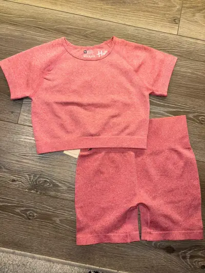 Conjunto deportivo Holo Fit rosa para mujer - miniatura 2