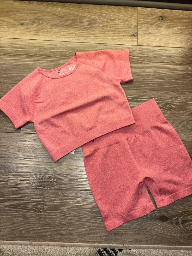 Conjunto deportivo Holo Fit rosa para mujer - 3