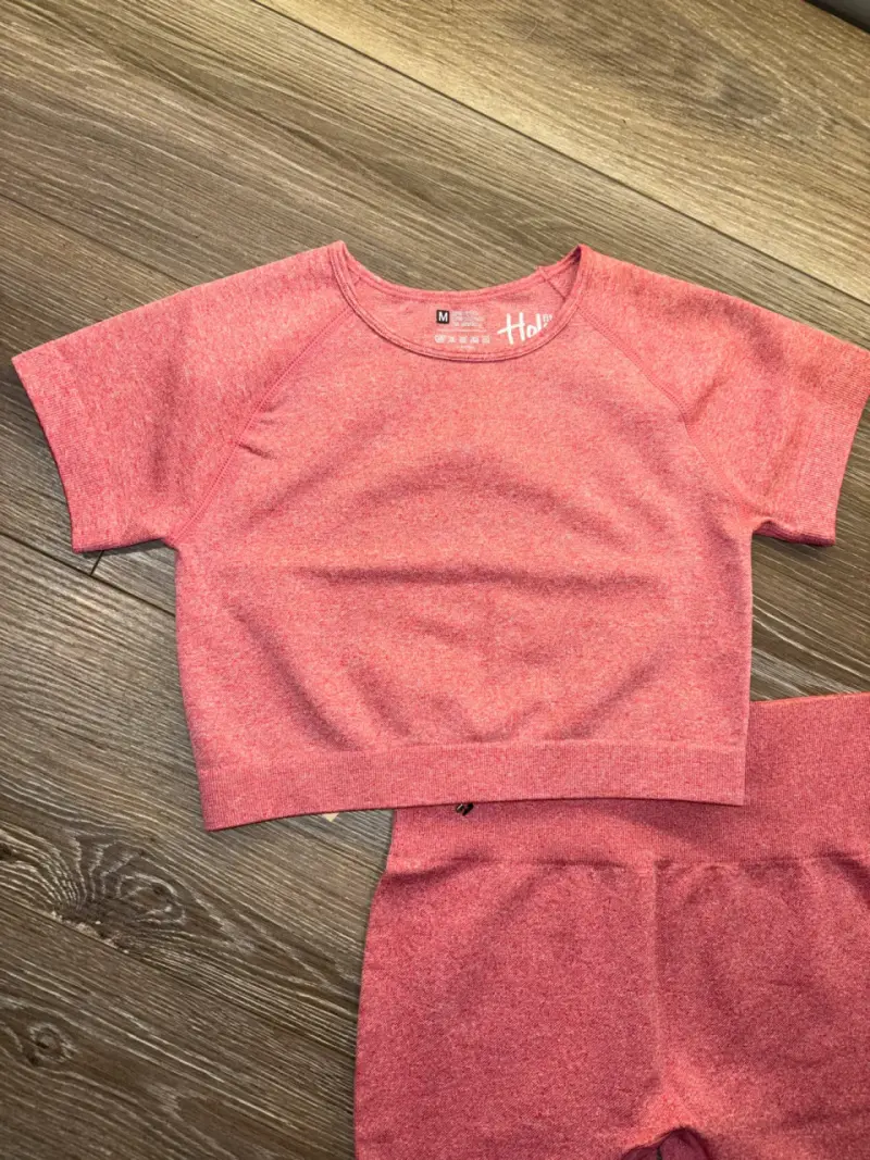 Conjunto deportivo Holo Fit rosa para mujer - 4