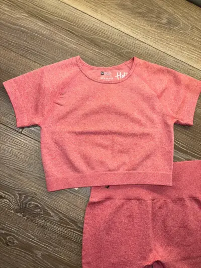 Conjunto deportivo Holo Fit rosa para mujer - miniatura 4