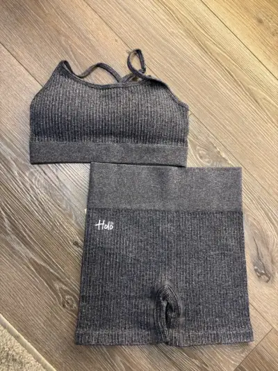 Conjunto deportivo gris Hold fit - miniatura 2