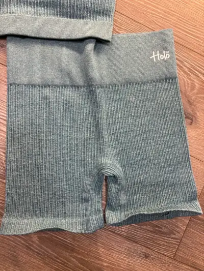 Conjunto deportivo Holo verde ribeteado - miniatura 3