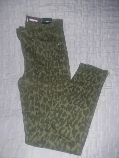 Pantalones camuflados verdes mujer Kimera - miniatura 2