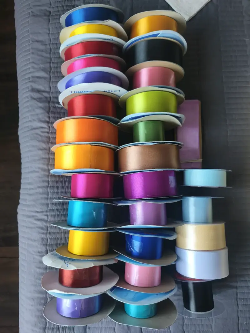 Set de cintas de satín para manualidades