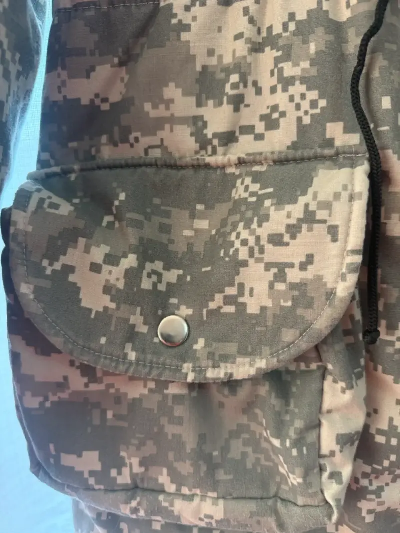 Parka camuflada con capucha para mujer - 2