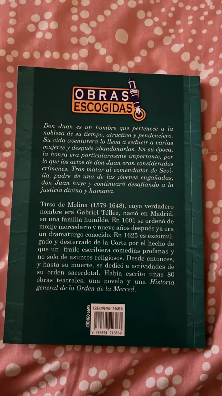 Libro 'El burlador de Sevilla' de Tirso de Molina - 2