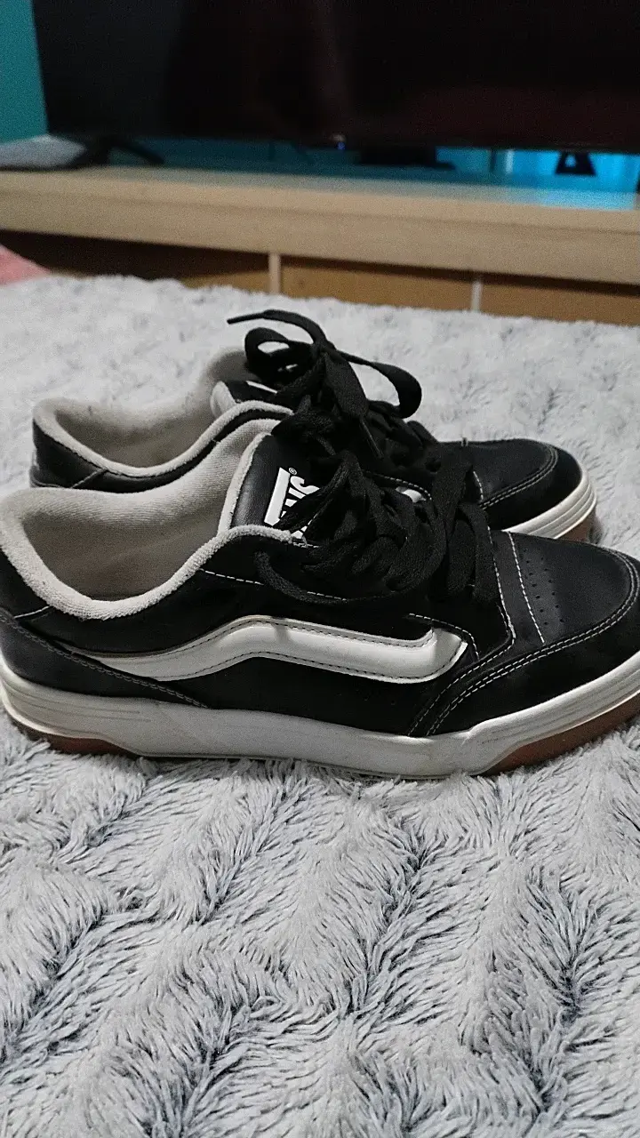 Zapatillas Vans negras de cuero - 2