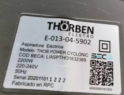 Aspiradora Thorben 2200W 2.5L potente y compacta - miniatura 2