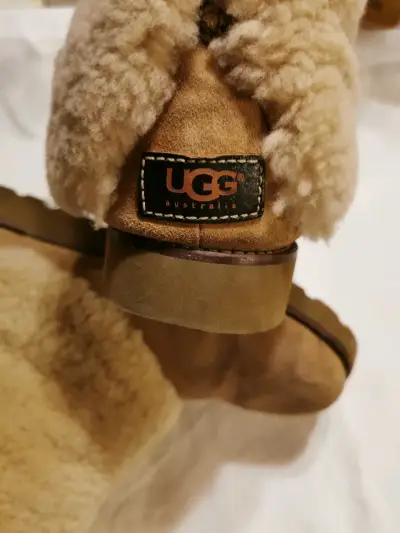 Botas de invierno forradas de lana beige - miniatura 4