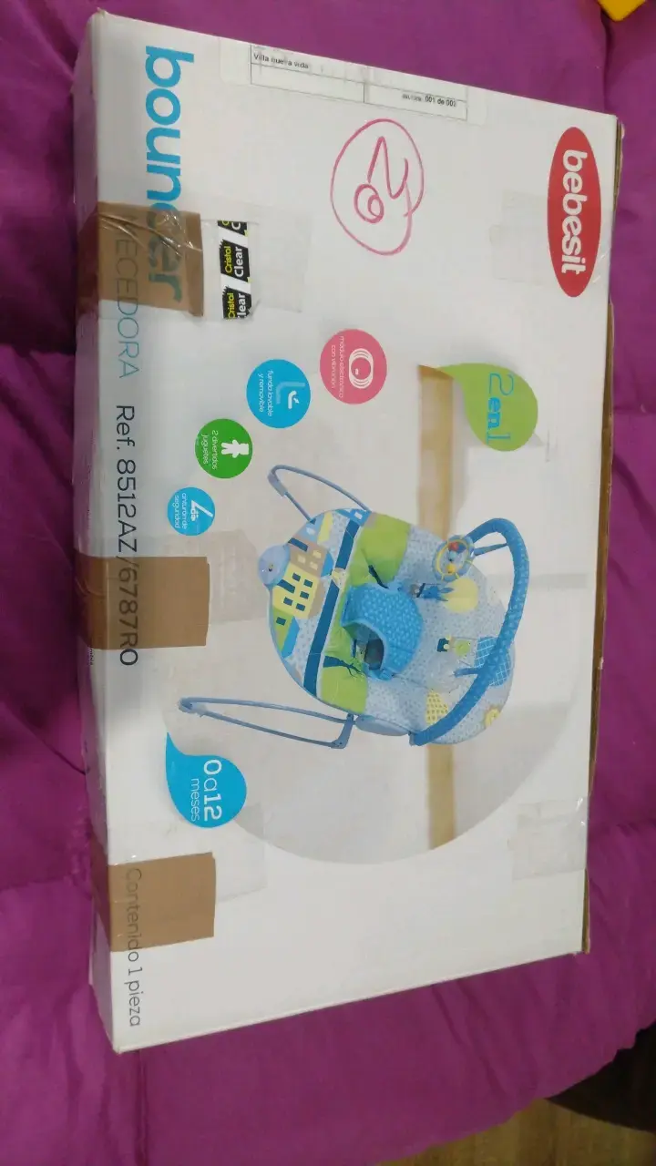 Silla mecedora Bebesit 2 en 1 para bebé