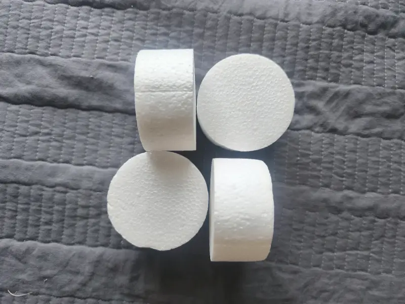 Set de 4 discos de espuma de poliestireno