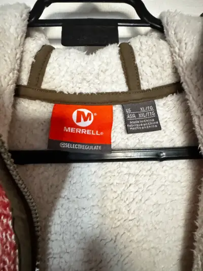 Chaqueta Merrell roja de lana para mujer - miniatura 2