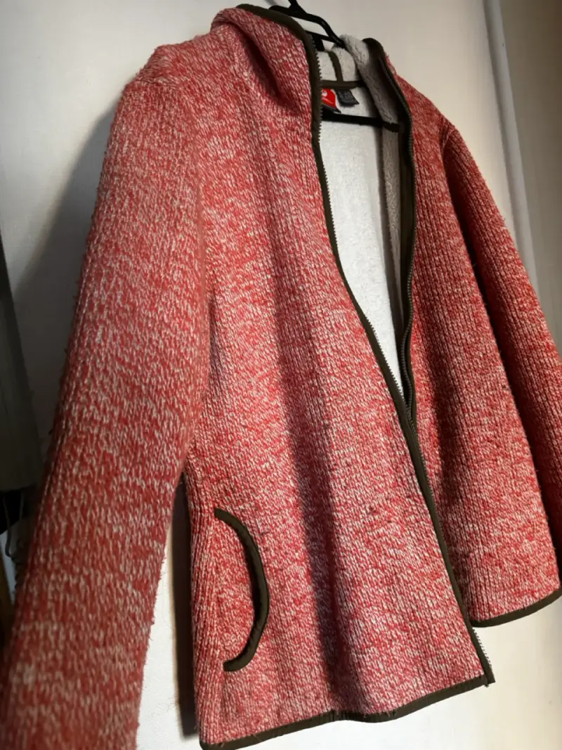 Chaqueta Merrell roja de lana para mujer - 4