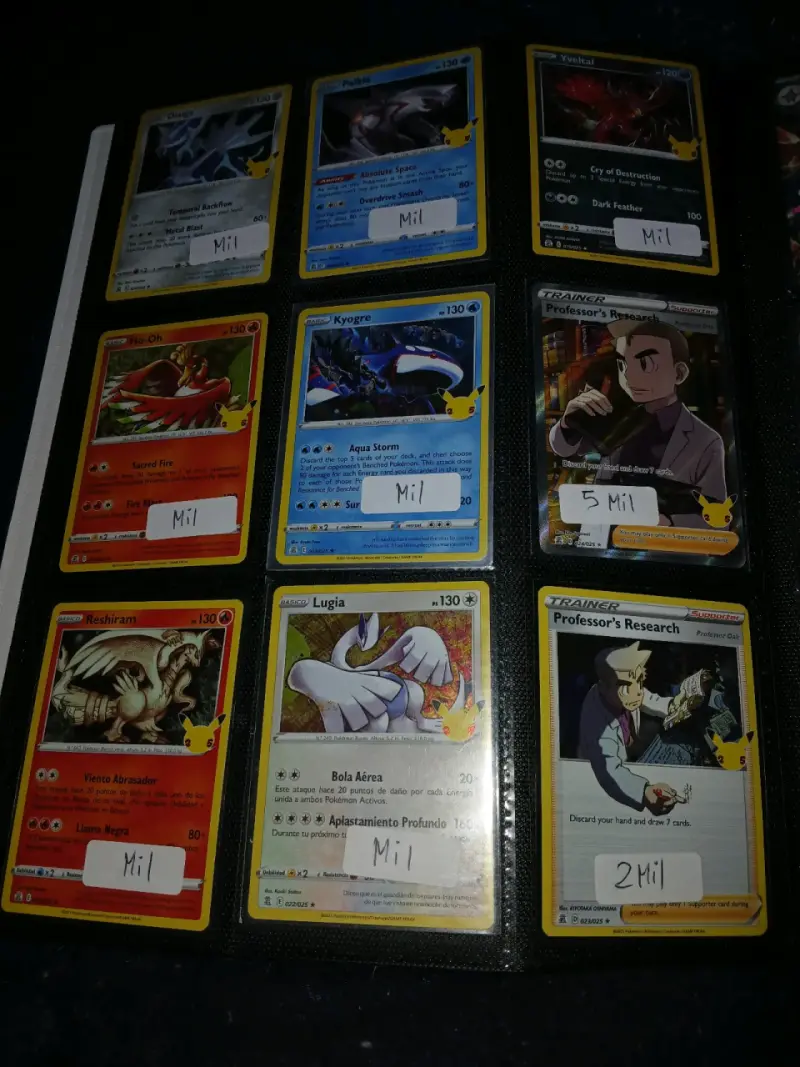 Colección de cartas Pokémon variadas - 3