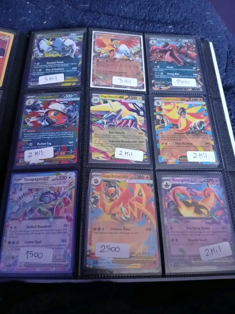 Colección de cartas Pokémon variadas - 5