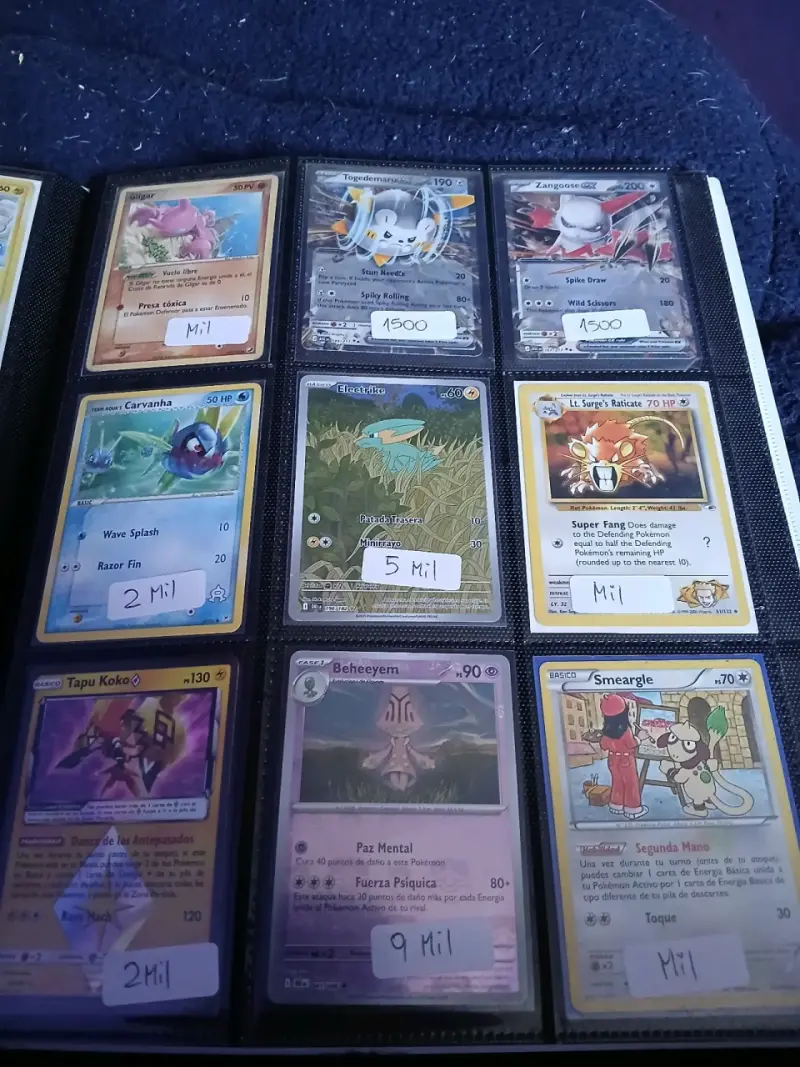 Colección de cartas Pokémon variadas - 6