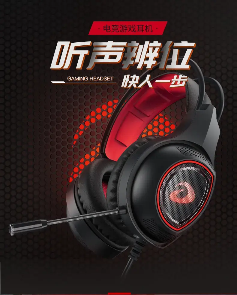 Audífonos gaming con micrófono ajustable Dareu - 1