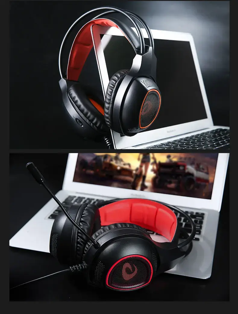 Audífonos gaming con micrófono ajustable Dareu - 4