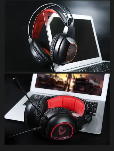 Audífonos gaming con micrófono ajustable Dareu - miniatura 4