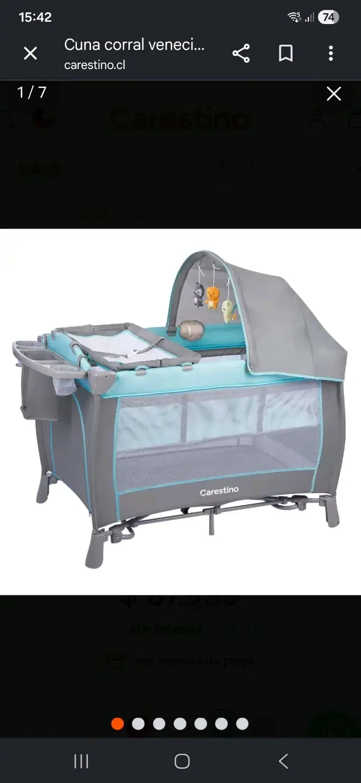 Cuna corral portátil para bebé - 3