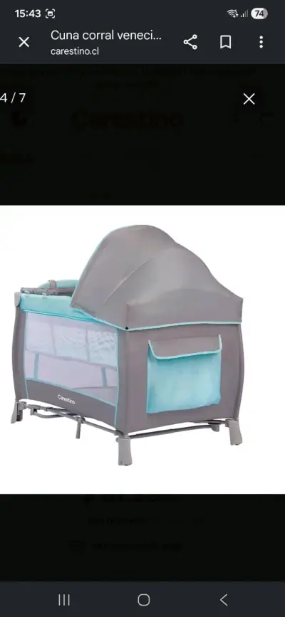 Cuna corral portátil para bebé - miniatura 4