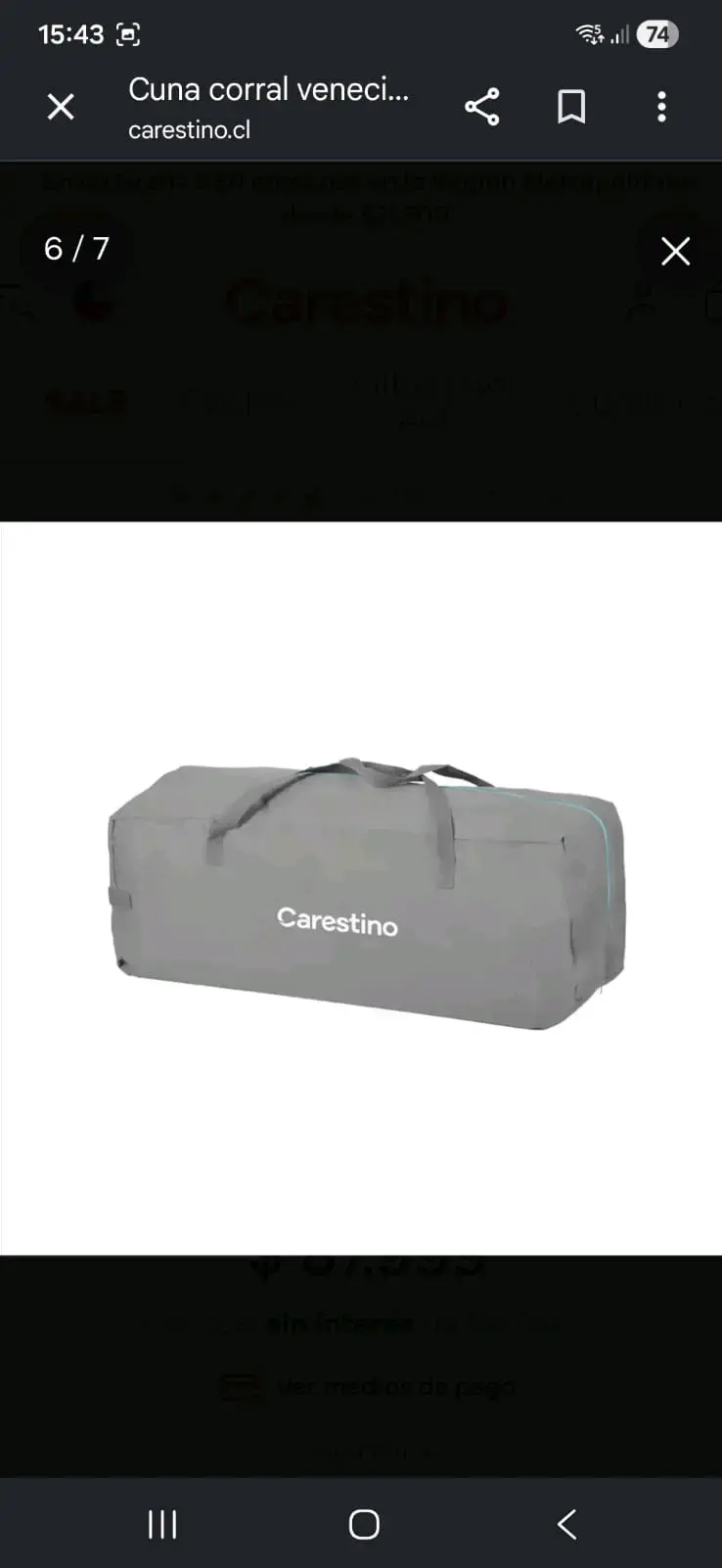 Cuna corral portátil para bebé - 6