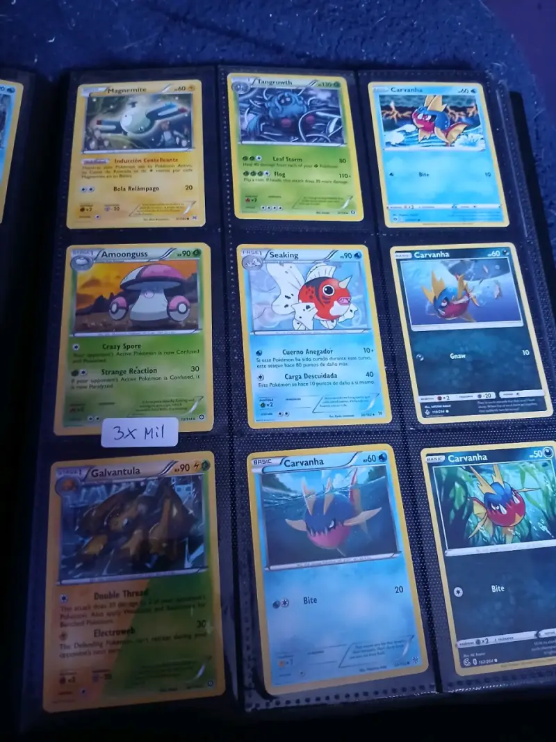 Colección de cartas Pokémon borde amarillo - 3