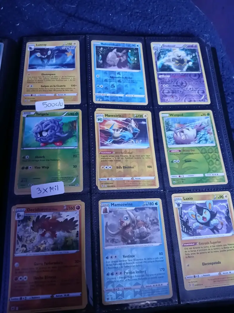 Colección de cartas Pokémon borde amarillo - 6