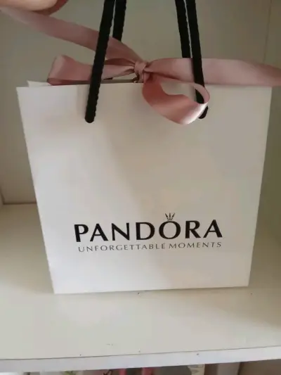 Anillo Pandora con piedra rosa en caja - miniatura 4
