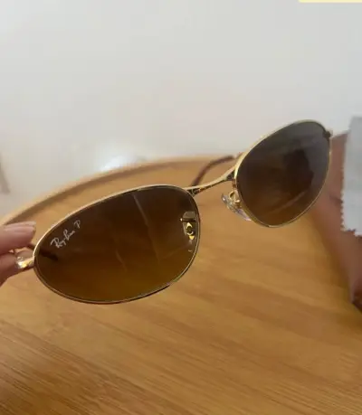 Gafas de sol Ray-Ban doradas polarizadas - miniatura 2