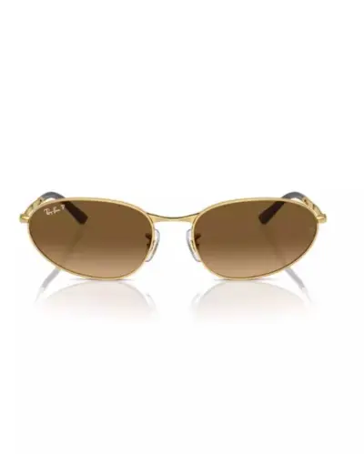 Gafas de sol Ray-Ban doradas polarizadas - miniatura 6
