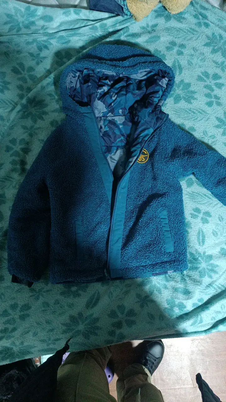 Chaqueta reversible para niño camuflada - 2