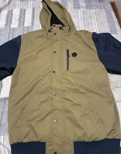 Chaqueta Rusty impermeable con capucha bicolor - miniatura 1