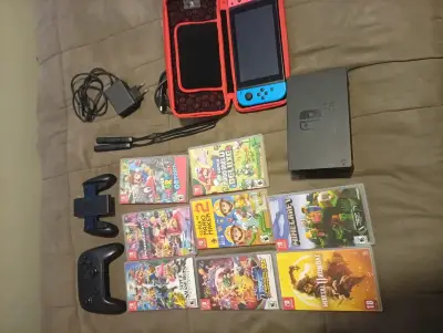 Consola Nintendo Switch con juegos y accesorios - miniatura 1