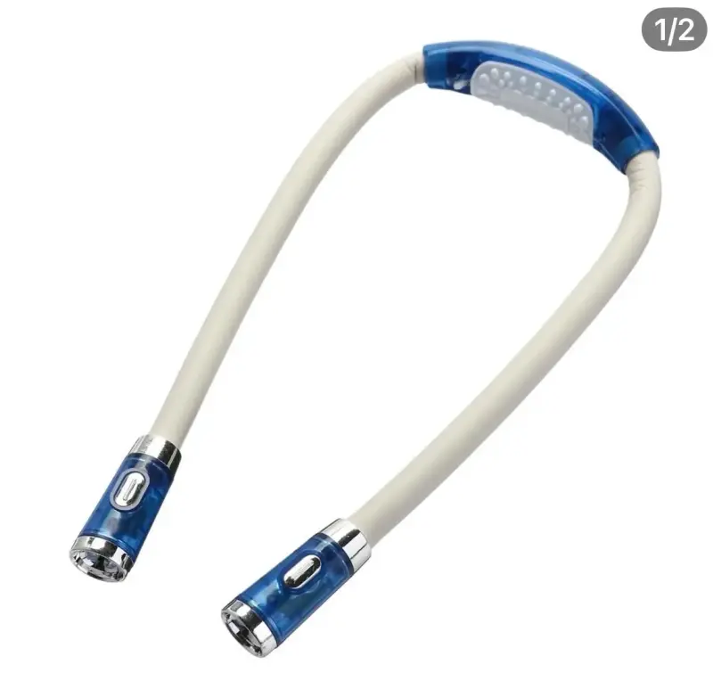 Luz LED de lectura flexible y portátil