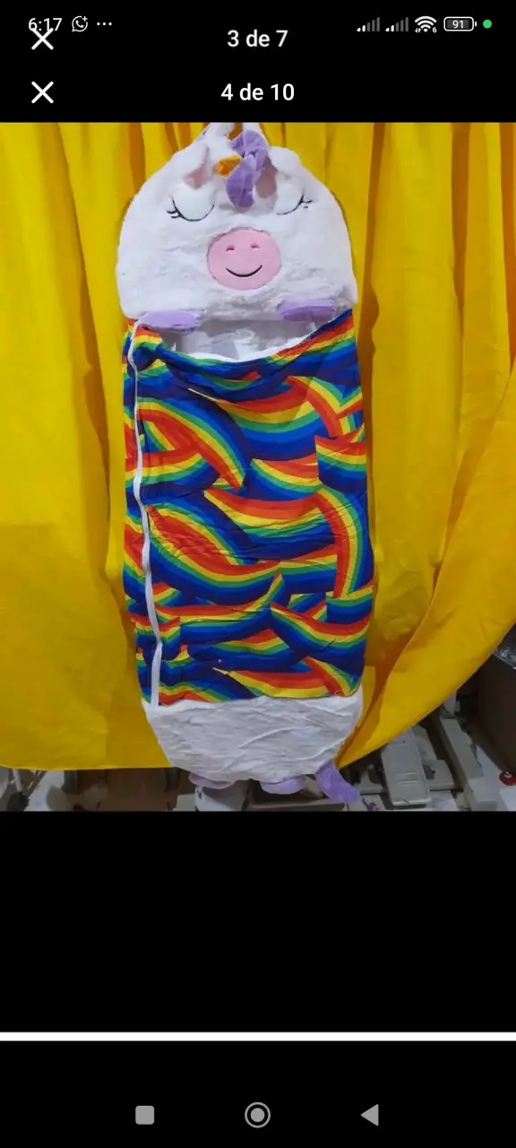 Saco de dormir infantil con diseño de muñeca - 2