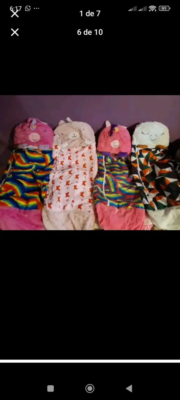 Saco de dormir infantil con diseño de muñeca - 3
