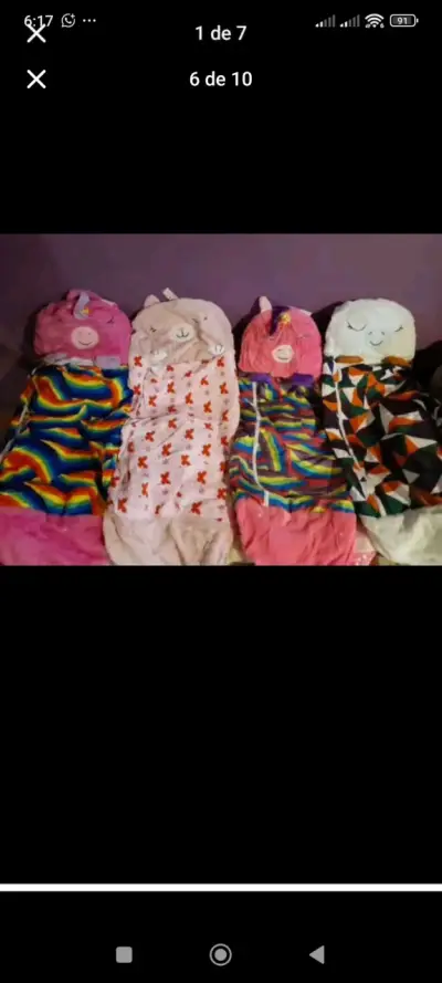 Saco de dormir infantil con diseño de muñeca - miniatura 3