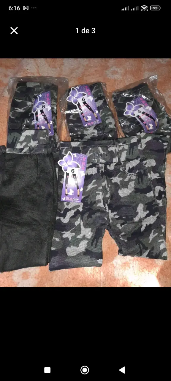 Leggings camuflados para niñas - 1