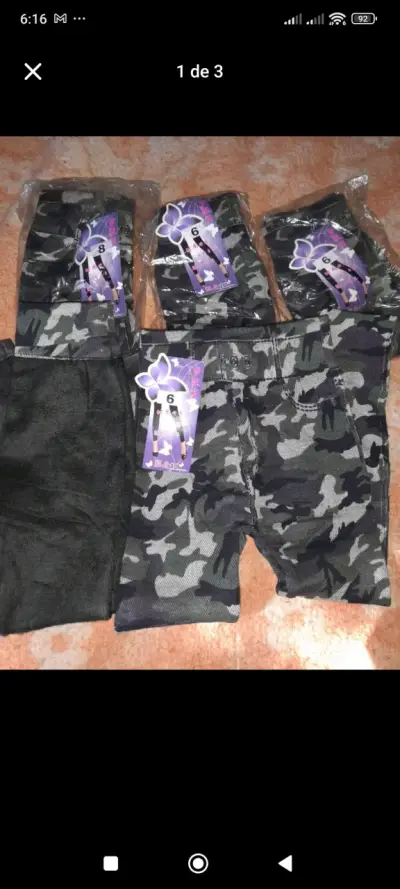 Leggings camuflados para niñas - miniatura 1
