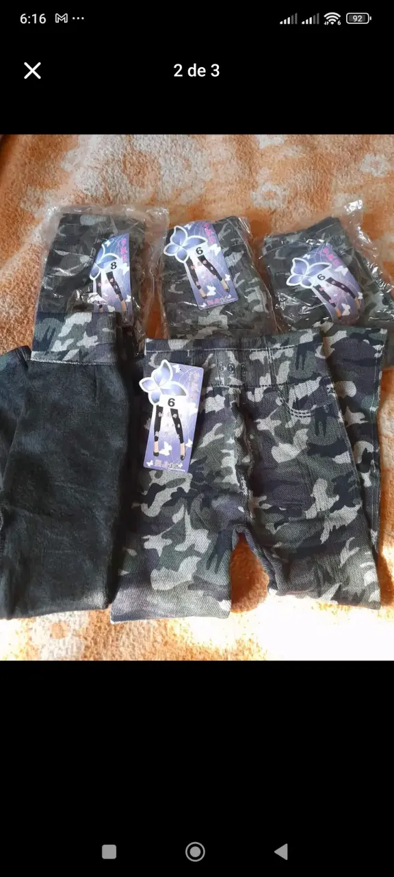 Leggings camuflados para niñas - 2